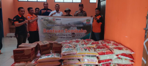 Peduli Bencana Alam, PT. Antam UBPN Konawe Utara Salurkan Bantuan