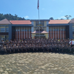 Wakapolres Konut Pimpin Upacara Penutupan Latja Siswa Diktukba Polri SPN Polda Sultra