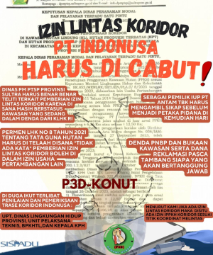 PJ Bupati Busel Bakal Di laporkan Terkait perizinan lintas Koridor PT Indonusa Yang Masuk Dalam IUP PT Antam tbk