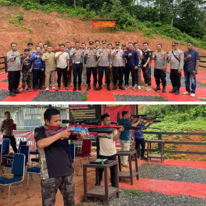 Kapolres Konawe Utara Resmikan Tim Menembak Bhayangkara Oheo Shooting Club