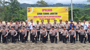 Wakapolres Berganti, Kapolres Konut Pimpin Sertijab Serta Kukuhkan Pejabat Kasiwas