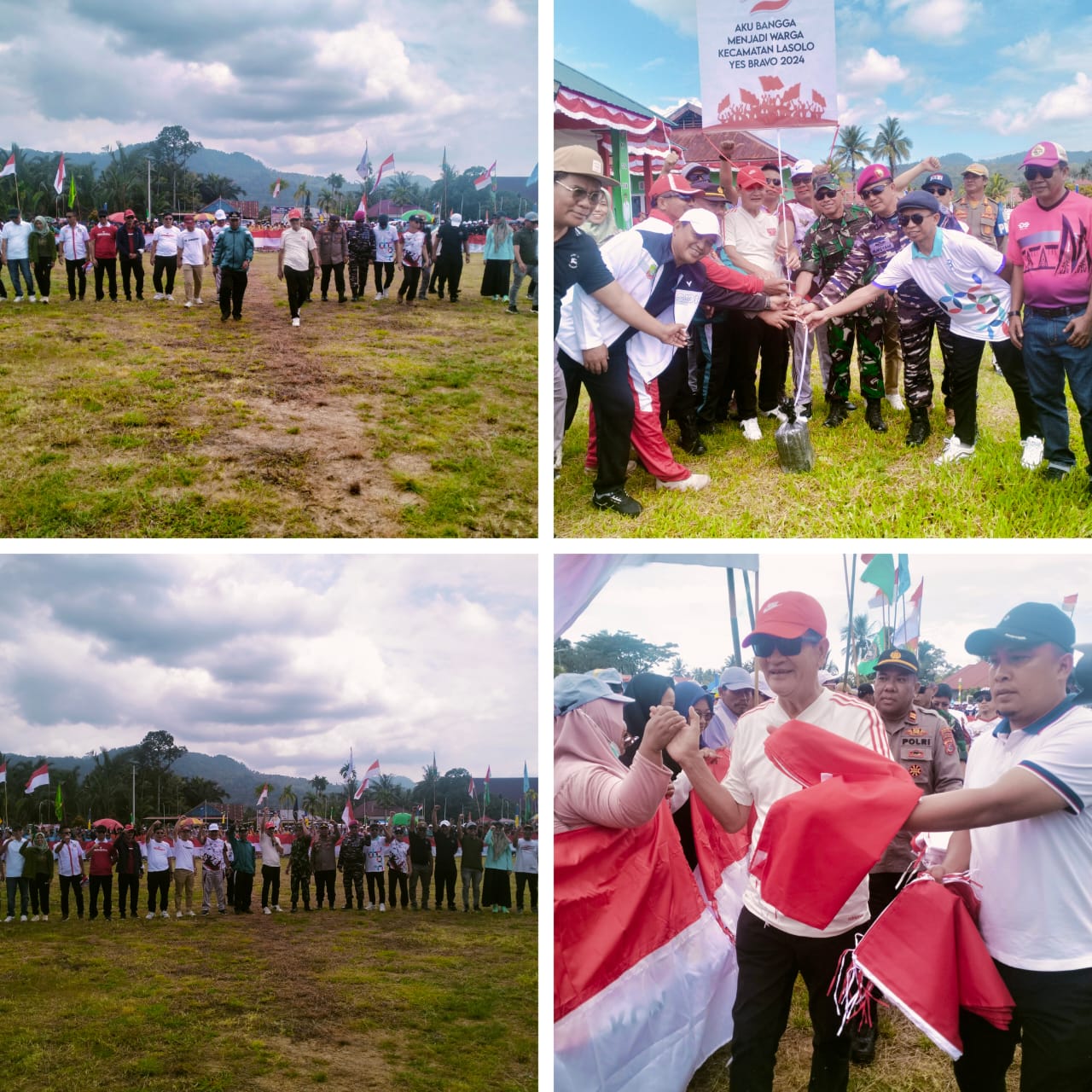 Wakil Bupati Konawe Utara Resmi Membuka Kegiatan Pekan Olahraga Dan Seni Tingkat Kec Lasolo