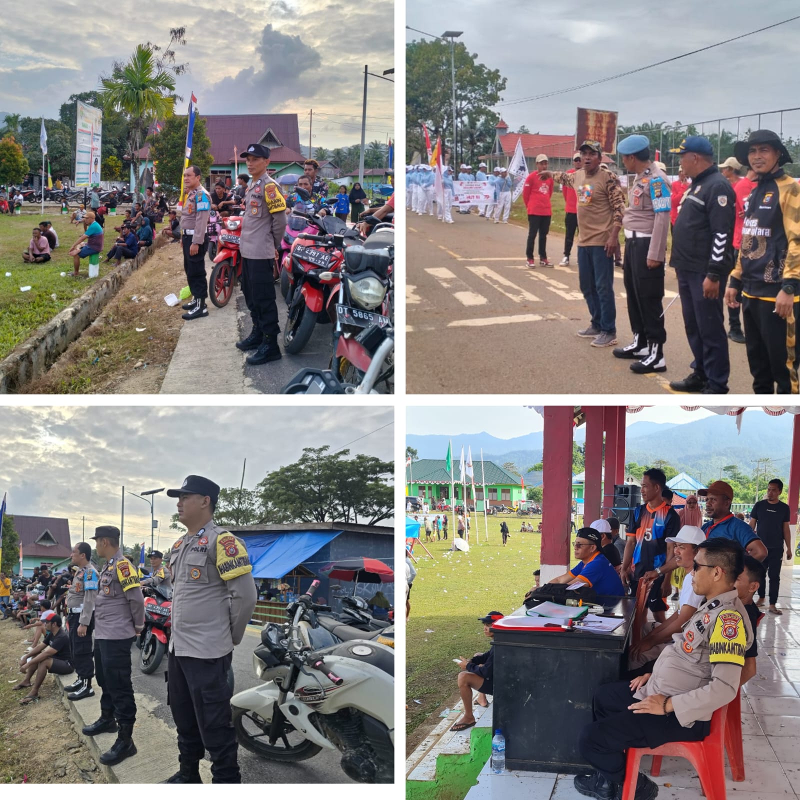 Polres Konawe Utara Laksanakan Pengamanan dan Monitoring Giat Porseni Tingkat Kecamatan