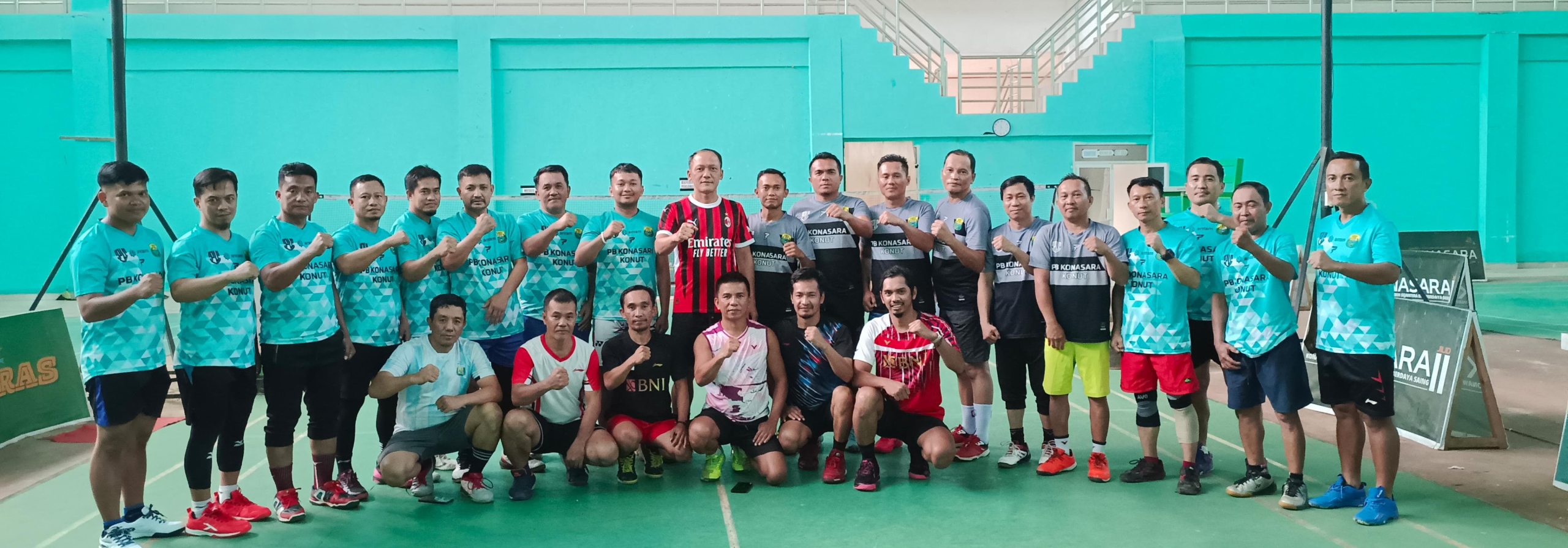 Dalam Rangka Hari Kemerdekaan RI ke 79, Kapolres Konut Gelar Turnament Badminton Seri 1500