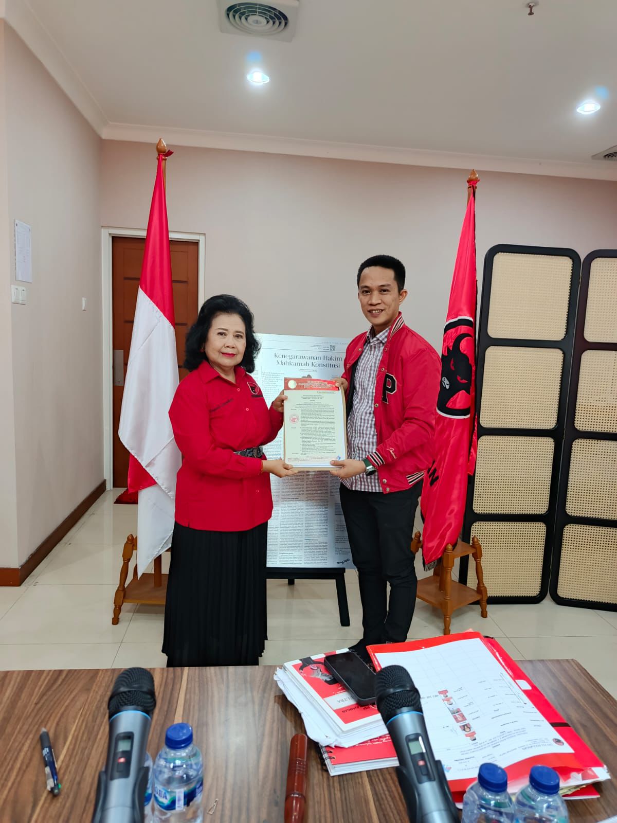 Resmi Dapatkan B1-KWK Dari PDIP : Ikbar -Abu Haera Optimis Menuju Konasara Jilid III