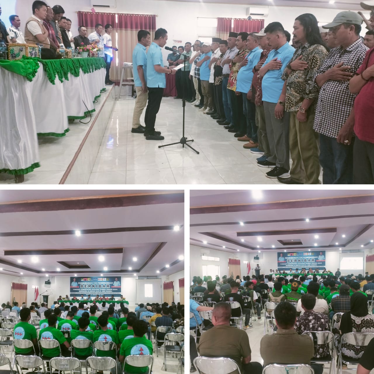 Tim Kabupaten BERKIBAR Resmi Di Kukuhkan Dan Bersumpah Memenangkan Ikbar Abuhaera Di Pilkada 2024<br>