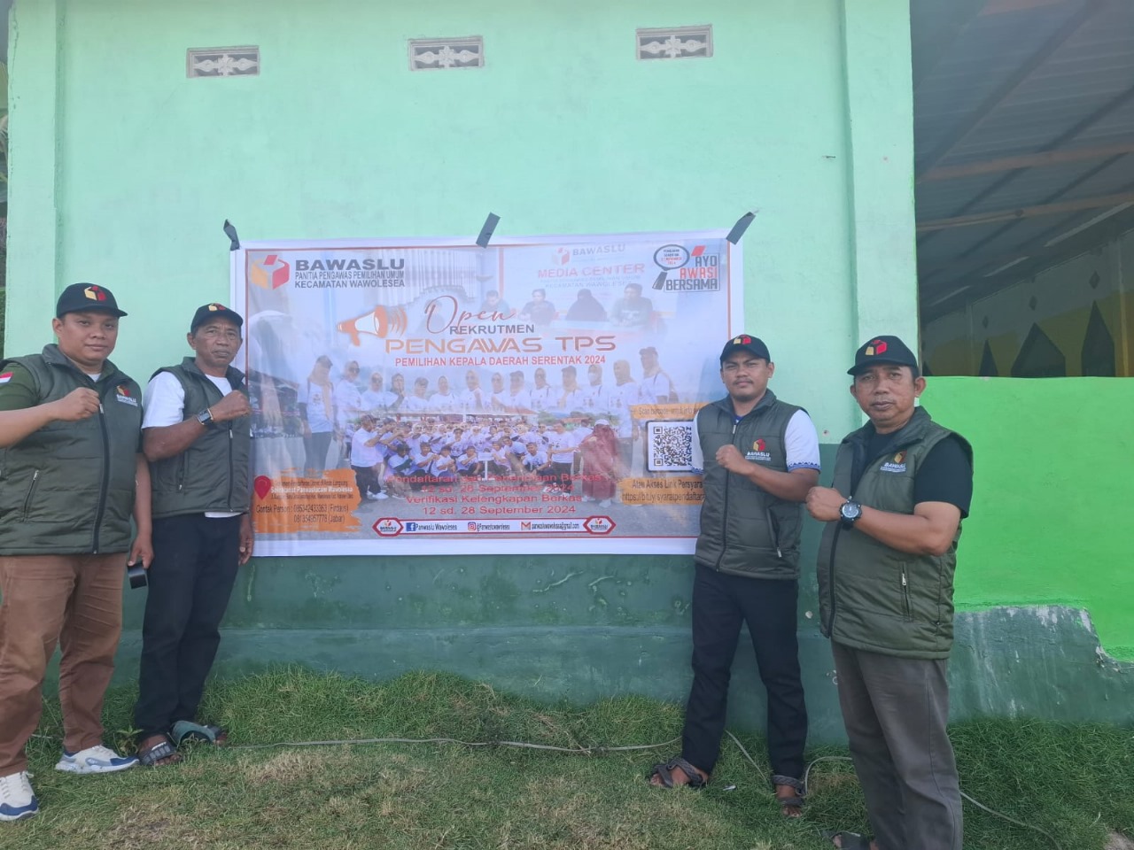 DEMI KELANCARAN PEMILUKADA SERENTAK TAHUN 2024, PANWASLU KECAMATAN  WAWOLESEA MELAKUKAN  SOSIALISASI PEMBENTUKAN PTPS