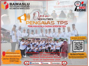 DEMI KELANCARAN PEMILUKADA SERENTAK TAHUN 2024, PANWASLU KECAMATAN  WAWOLESEA MELAKUKAN  SOSIALISASI PEMBENTUKAN PTPS
