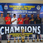 Irjen Pol Dwi Irianto Tutup Pelaksanaan Turnamen Sepak Bola Kapolda Sultra Cup 2024