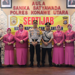 Kapolres Konut Pimpin Sertijab Kasat Resnarkoba Serta Pengukuhan Pejabat Sementara Kasikum