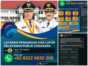 Pemda Konawe Utara Terus Berinovasi Kembangkan Layanan Aduan “Lapor Konasara” Berbasis WhatsApp untuk Meningkatkan Pelayanan Publik