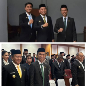 Bupati Konawe Utara Hadiri Sertijab Gubernur Sultra : Pemkab Konut Siap Bersinergi Dengan Pemprov Sultra