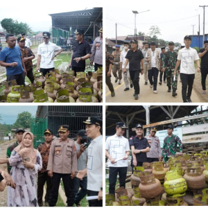 Bupati Dan Wakil Bupati Konut Turun Sidak Gas LPJ 3 Kg Di Kec Wiwirano