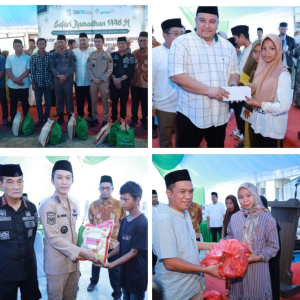 Melaksanakan Safari Ramadhan; Pemda Konut Dan PT. Antam Memberikan Sejumlah Bantuan Kepada Masyarakat Kec Molawe Dan Lasolo Kepulauan