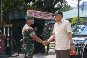 Menhan RI Kunjungi Batalyon Infanteri 751/VJS