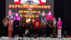 Pisah sambut Kapolres,ketua DPRD Konawe sampaikan beberapa harapan
