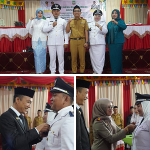 Melaksanakan Amanah UU; Bupati Konut Lantik 2 Kepala Desa