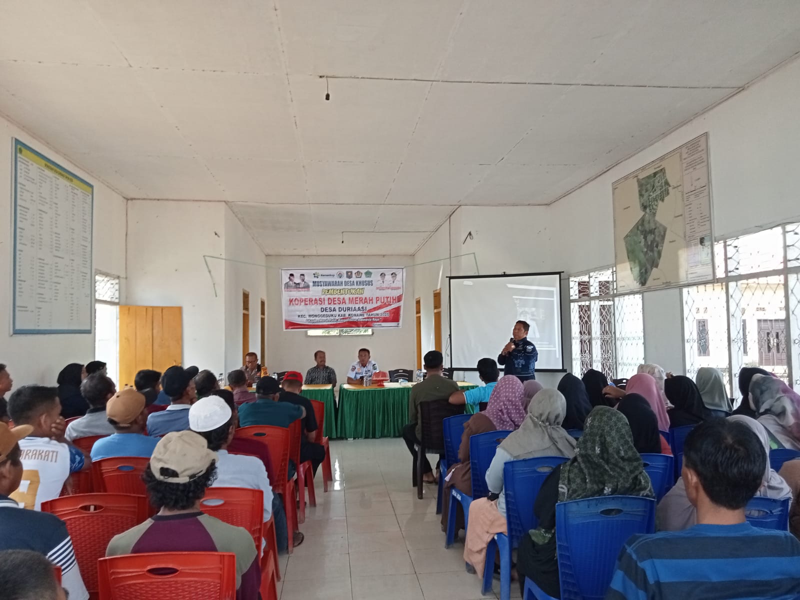 Musyawarah Khusus Pembentukan Koperasi Merah Putih Digelar di Desa Duriaasi, Kecamatan Wonggeduku