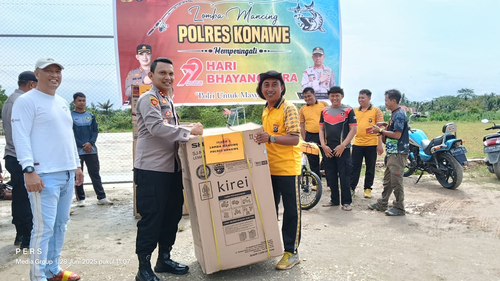 Pererat Sinergi, Polres Konawe Gelar Lomba Mancing Bersama TNI, Kejaksaan, dan Masyarakat
