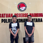 Satuan Reserse Narkoba Polres Konawe Utara Berhasil Amankan 2 Warga Kec Molawe