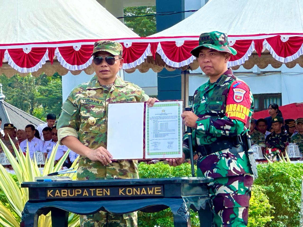 TMMD Konawe Dimulai: Sinergi Pembangunan Fisik dan Nonfisik di Pelosok