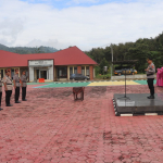 Kapolres Konawe Utara Pimpin Upacara Pelantikan dan Sertijab 4 Pejabat Utama