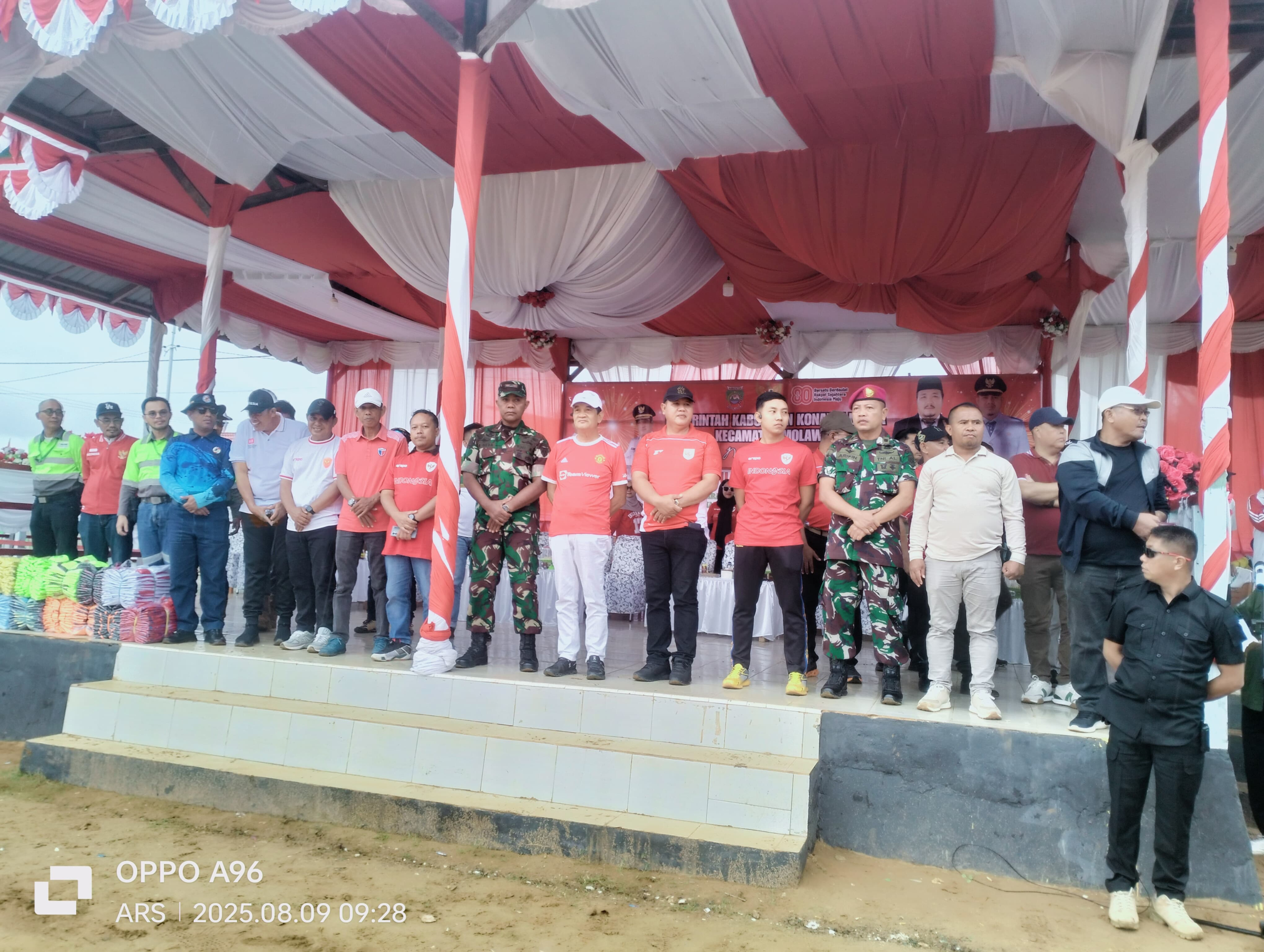 Wakil Bupati Konawe Utara Kembali Membuka Kegiatan Pekan Olahraga Dan Seni (Porseni) Tingkat Kec Molawe