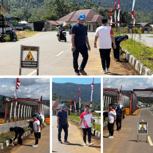 Dalam Menyambut HUT Ri Ke-80 Dinas Kominfo Konawe Utara Gelar Aksi Bersih-Bersih