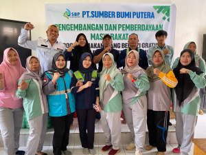 PT.Sumber Bumi Putra (SBP) Gelar Program Makan Berizin Gratis Untuk Siswa SD Di Lingkar Tambang