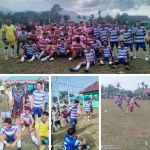 Bupati Konawe Utara Berlaga Di Lapangan Sepak Bola Konasara, Disambut Sorak Meriah Warga