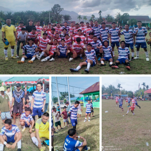 Bupati Konawe Utara Berlaga Di Lapangan Sepak Bola Konasara, Disambut Sorak Meriah Warga