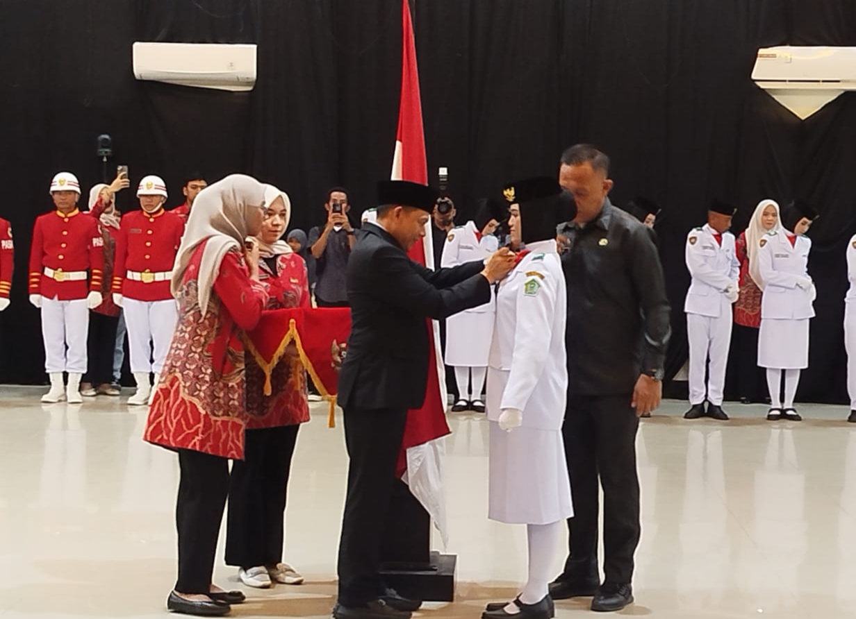 74 Anggota Paskibraka Konawe 2025 Resmi Dikukuhkan, Siap Kibarkan Merah Putih di HUT RI ke-80