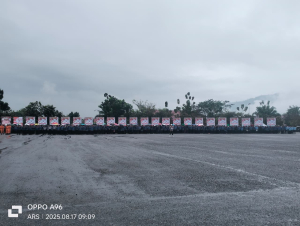 Menjadi Komandan Upacara HUT RI ke-80 di Konut, Berikut Sosok IPDA Bangkit Prasetyo Kapolsek Lasolo