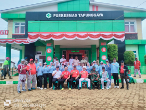 Puskesmas Tapunggaya Juara 1 Lomba Kebersihan; Jadi Teladan Lingkungan Sehat