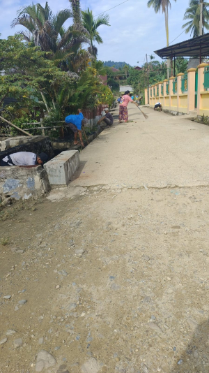 Desa Awila Gelar Kegiatan Rutin “Jum’at Bersih”