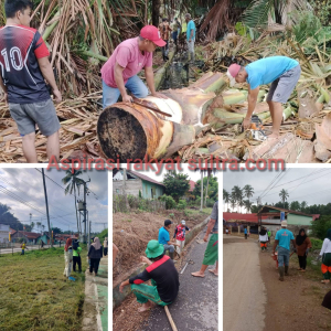 Desa Awila Gelar Kegiatan Rutin “Jum’at Bersih”