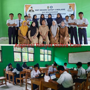 SMP NEGERI SATAP 4 MOLAWE: Siap Menyongsong Asesmen Nasional Berbasis Komputer 2025