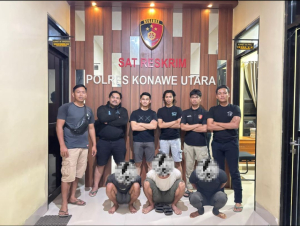 Pengungkapan Kasus Tindak Pidana Pencurian di Wanggudu Konawe Utara, Satreskrim Polres Konawe Utara Amankan Tiga Tersangka