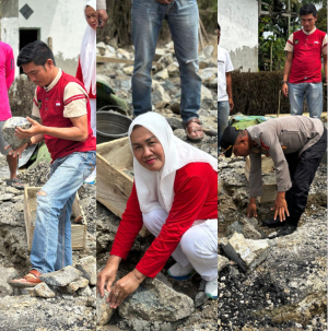 Bantuan Mengalir, Rumah Korban Kebakaran di Lalohao Konawe Mulai Dibangun