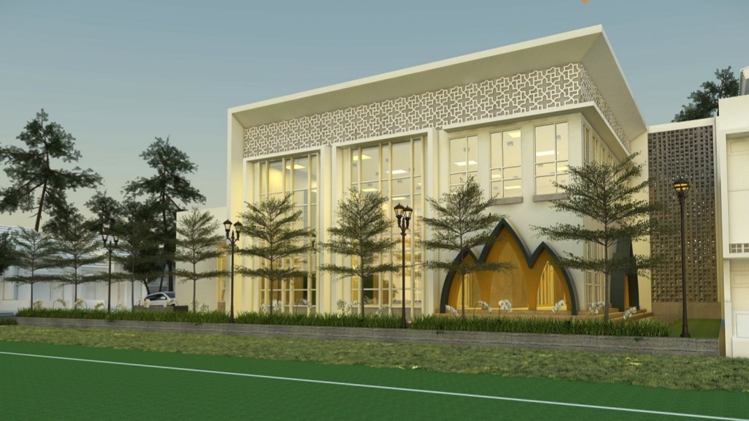 Pemdes Mandiodo Kolaborasi dengan PT Antam untuk Membangun Masjid