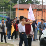 Ratusan PB.HAM Konawe Raya Geruduk DPRD Konawe Gelar Aksi Damai Dan Aman