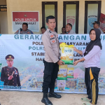 200 Sak Beras SPHP Tersalurkan, 120 Warga Serbu Gerakan Pangan Murah Polres Konawe Utara