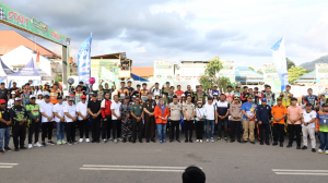 Mendukung Kegiatan Kepemudaan Dan Olahraga: Bupati Konawe Utara Buka Secara Resmi Open Turnamen Road Race Bupati Cup I 2025