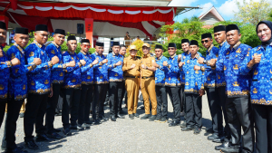 Lantik 885 PNS PPPK, Bupati Konawe Utara Tekankan Disiplin, Loyalitas Dan Bekerja Penuh Tanggung Jawab