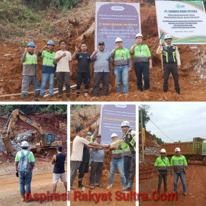 Melalui Program PPM, PT. Bumi Konawe Minerina (BKM) Bantu Pembangunan Mushola di Dusun 3 Desa Tapunggaya