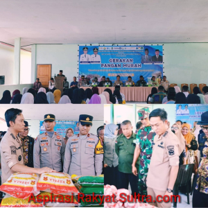 Mengendalikan Inflasi Dan Memperkuat ketahanan Pangan; Bupati Konawe Utara Buka Kegiatan Gerakan Pasar Murah (GPM)