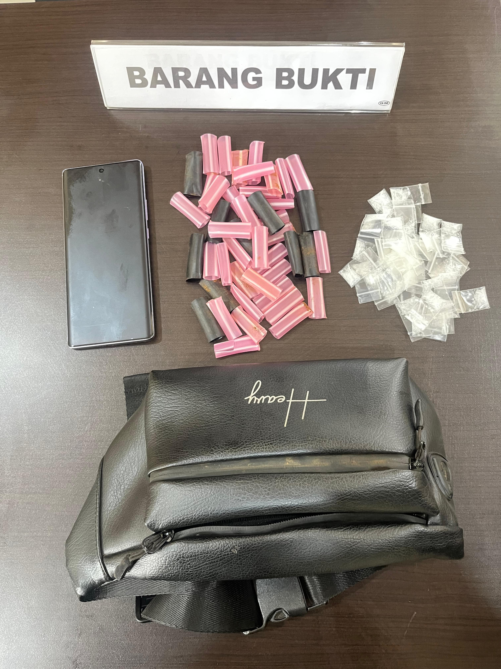 Satresnarkoba Polres Konawe Utara Ungkap Kasus Tindak Pidana Narkotika di Dua Lokasi, 45 Sachet Dugaan Sabu Diamankan