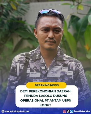 Demi perekonomian Daerah, Pemuda Lasolo Dukung Operasional PT Antam UBPN Konut