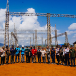 Wakil Bupati Konawe Utara Tinjau Pembangunan GITET 275/150 Kv di desa Molore