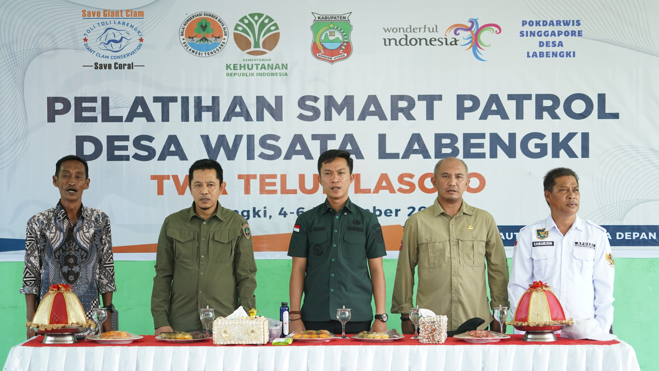 Bupati Konawe Utara Buka Pelatihan SMART Patrol di Labengki: Perkuat Pengawasan Ekosistem Pesisir dan Kawasan Wisata Teluk Lasolo